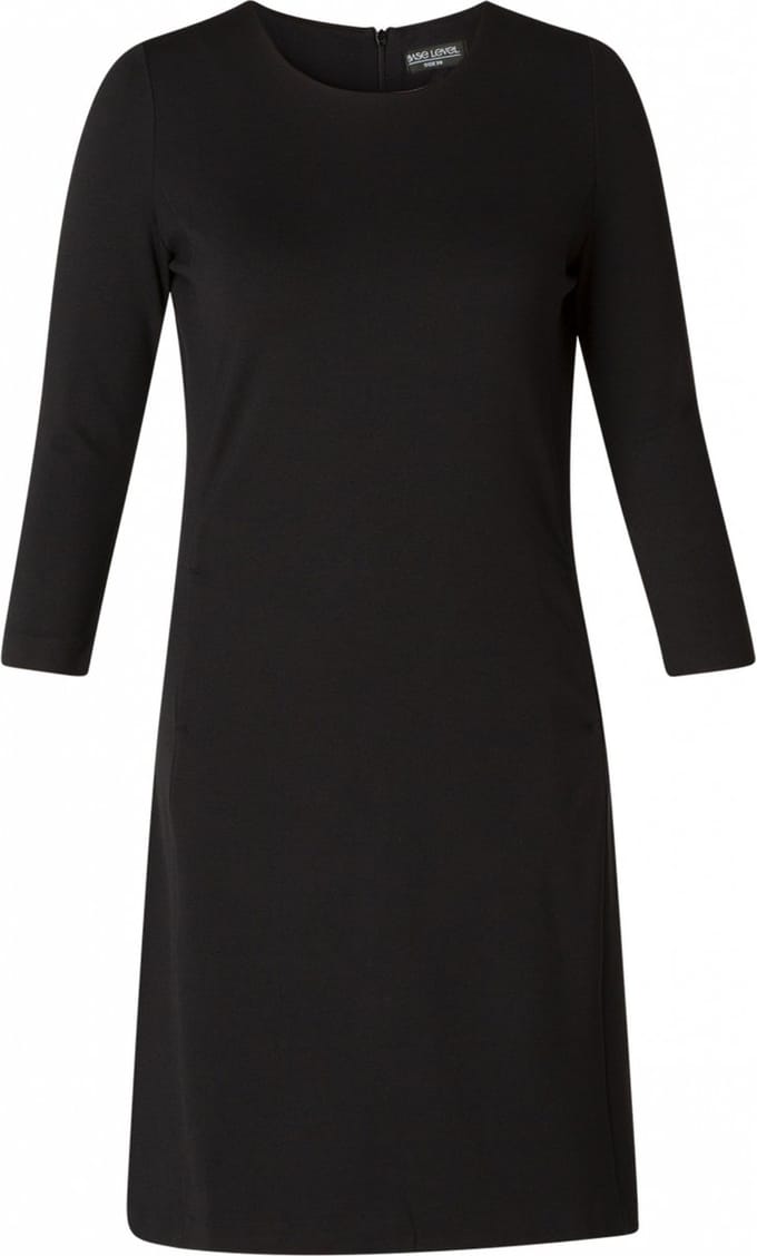 BASE LEVEL Ylona Jurk - Black - maat 48