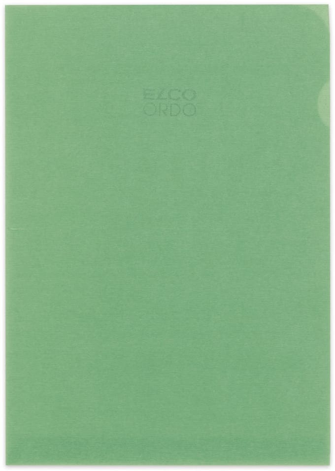 Elco Transparant L-map Papier A4 groen 100 stuks
