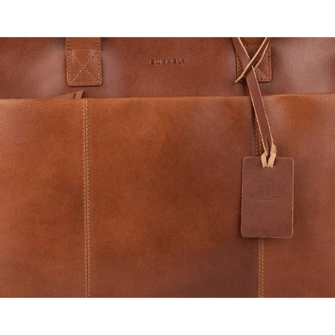 Burkely Fundamentals Vintage Doris Laptopbag 15.6'' - Laptoptas - Volwassenen - Cognac