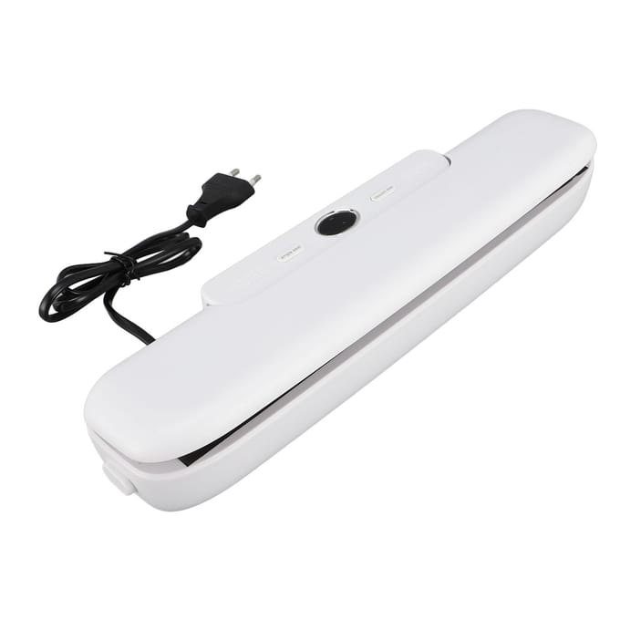 Vacumeermachine Draagbaar Sterke Sealing Multifunctioneel Automatische Voedsel Vacumeermachine EU Plug white