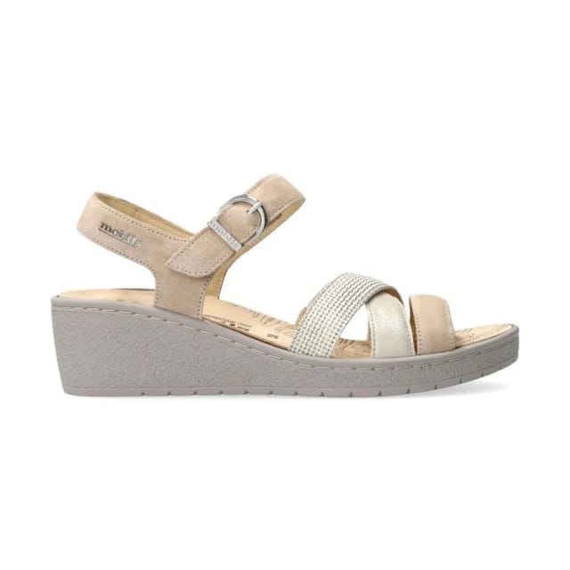 Mephisto Mobils Pietra - dames sandaal - Beige - maat 41 (EU) 7.5 (UK)