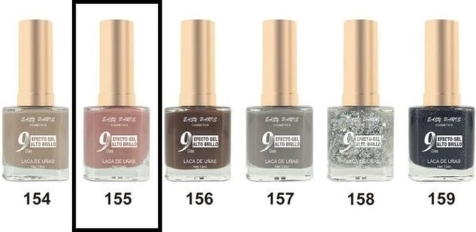 Easy Paris - Nagellak - Oud Roze - 1 flesje met 13 ml inhoud - Nummer 155