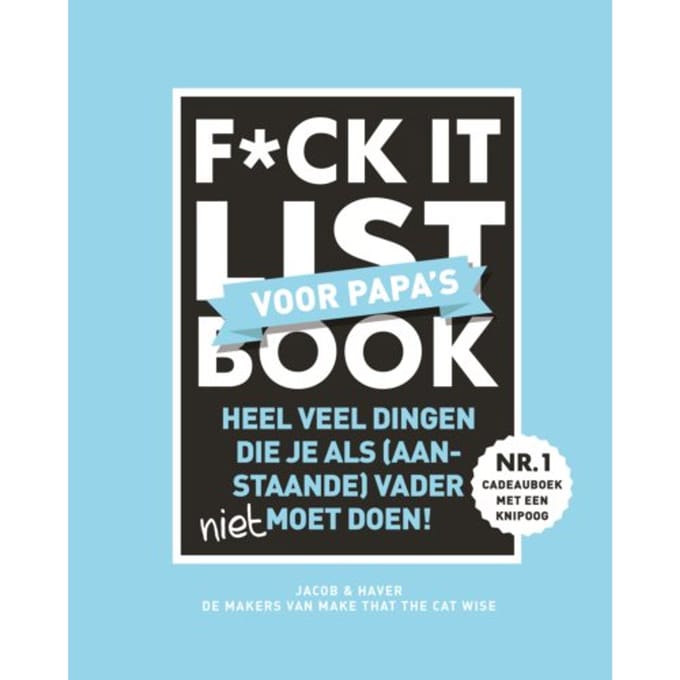 Boeken F*ck it list Book voor papa's Multi Heren