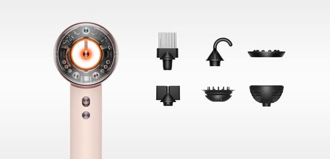 Dyson Sèche-cheveux Dyson Supersonic Nural™ - cheveux bouclés à frisés (Or Rose/Céramique)