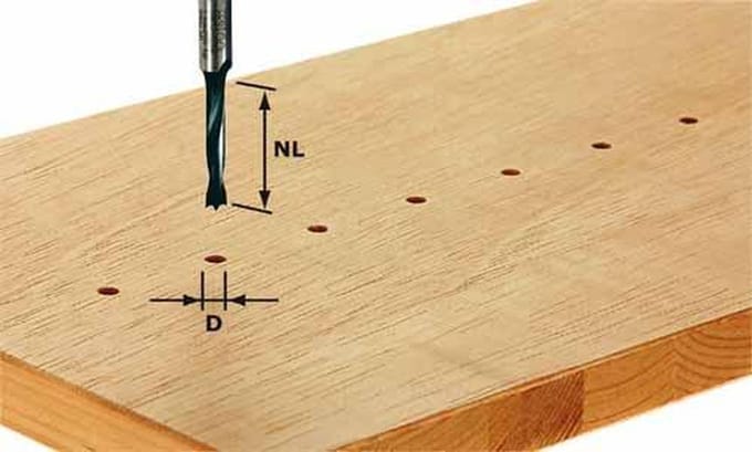 Festool 491067 Deuvelboor 6 mm Gezamenlijke lengte 53.50 mm 1 stuk(s)
