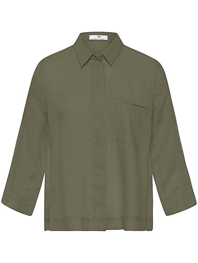 Blouse Van Peter Hahn groen