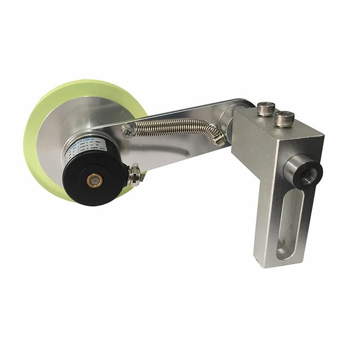 Gloednieuwe Spin Encoder Beugel Voor Bevestiging Zitmeter Wiel OVW Synchronisator Plank L-Vormige Basis Dia 20 25 30 36mm Hole 20mm white