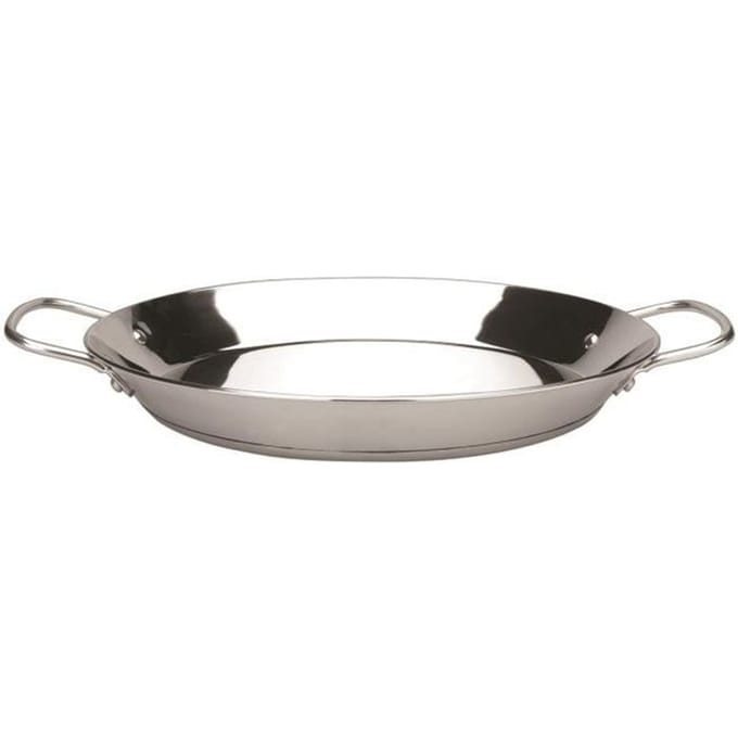 Poêle à paella - IBILI - Premier - 40 cm - Acier inoxydable - 9 portions