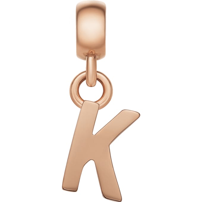 Daniel Wellington DW Charm Letter K Rose Gold