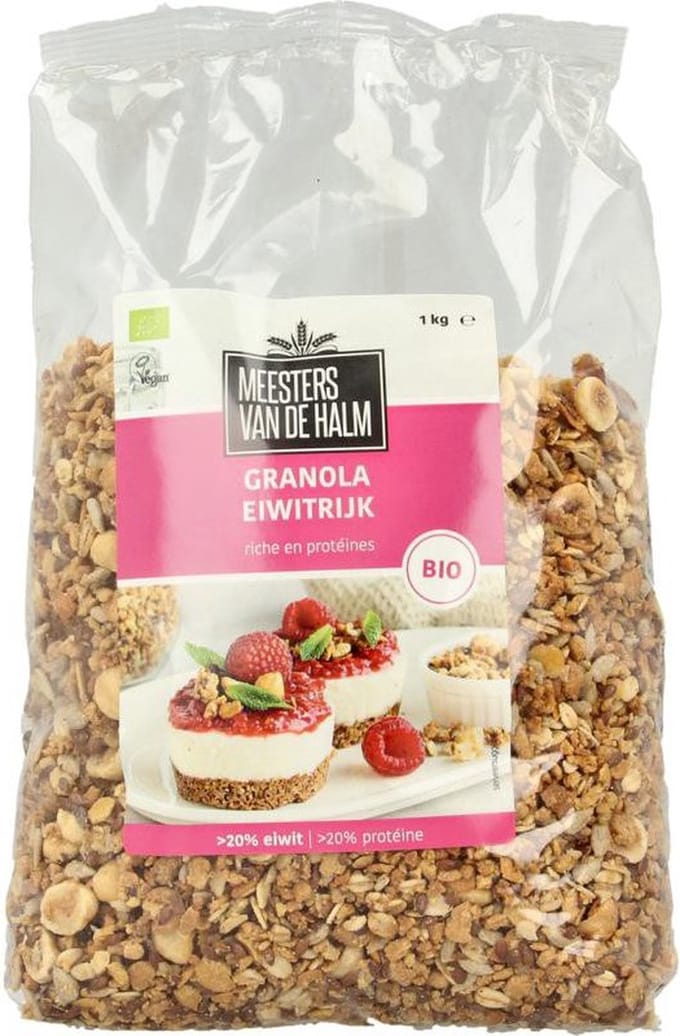 De Halm Granola eiwitrijk
