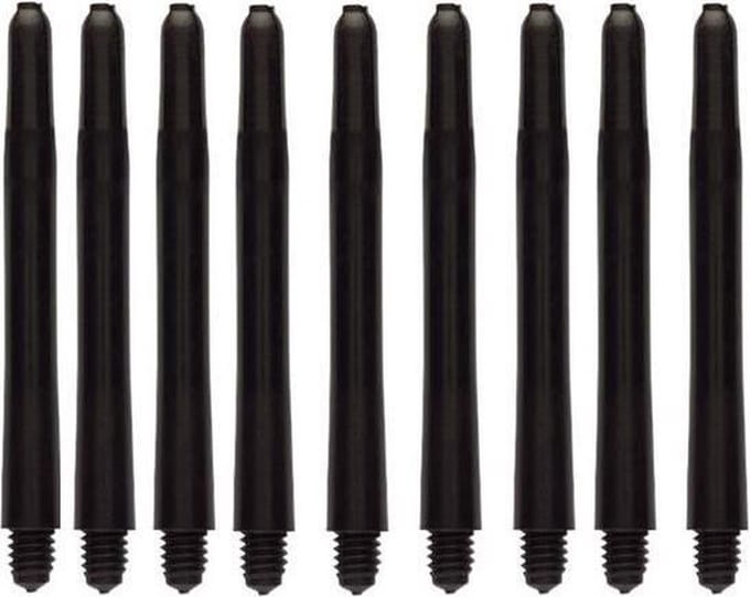 Darts Set zwarte dart shafts - 10 sets (30 stuks) - Inbetween - darts shafts - Cadeau