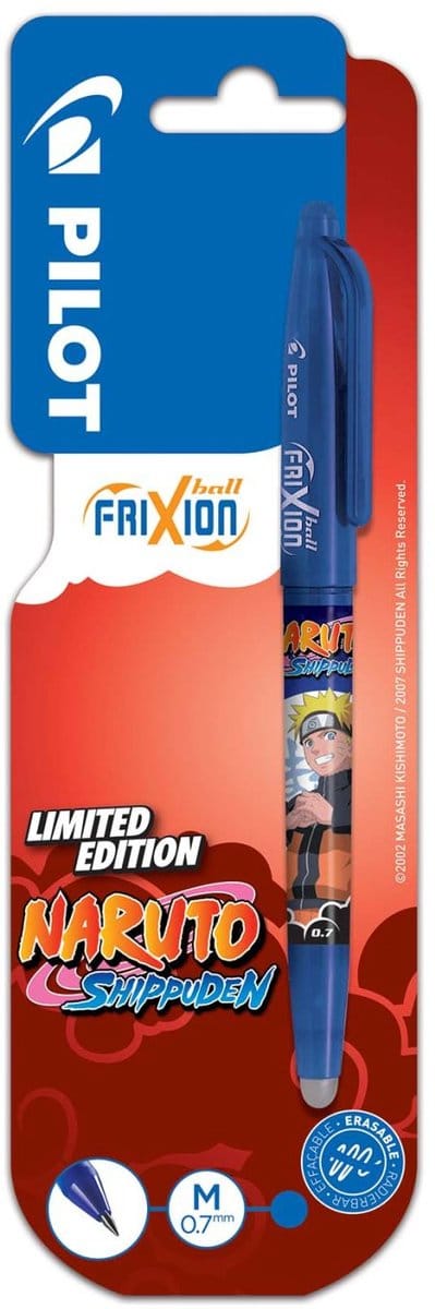 Pilot FriXion Naruto Blauwe Gelpen - Uitwisbaar, 0.7mm