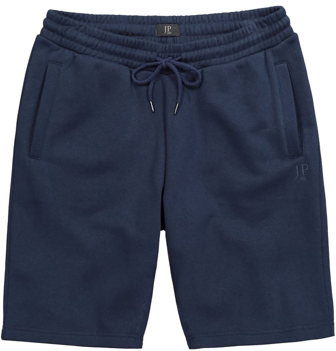JP 1880 - Heren - Sweatbermuda Buik-Fit basic OEKO-TEX - Navy blauw - Maat XL
