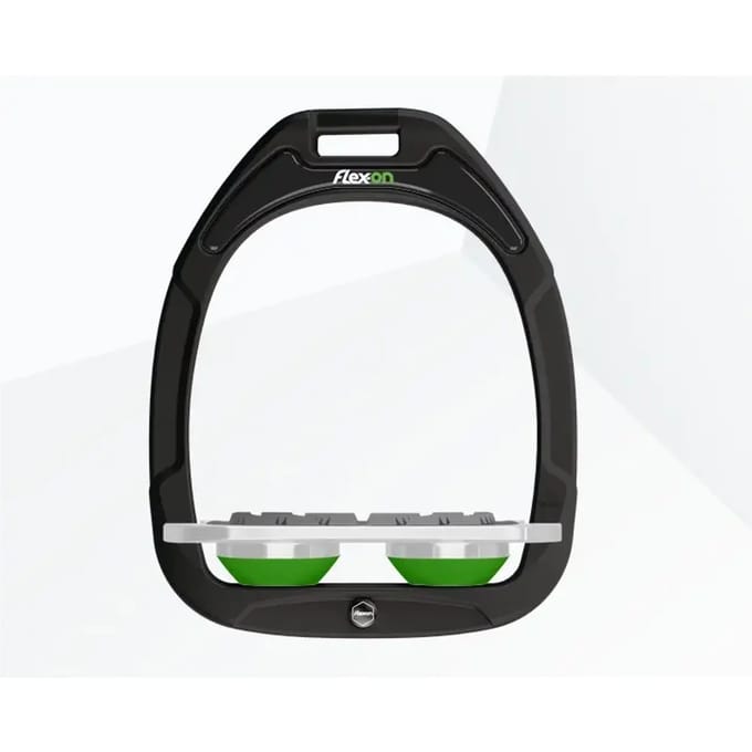 Platte Grip Zwarte/Grijze/Groene Steigeren Flex-On Green Composite