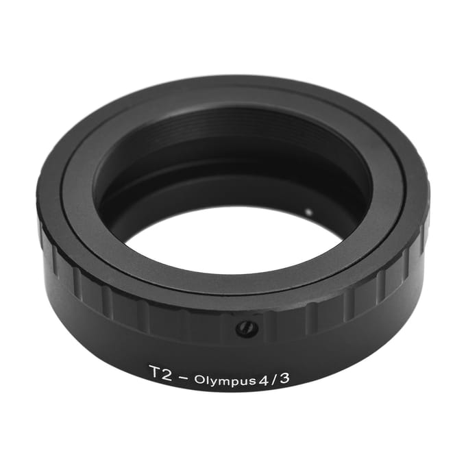 Metalen Lens Mount Adapter Ring T/T2 Mount Lens Adapter Vervanging voor Olympus zwart