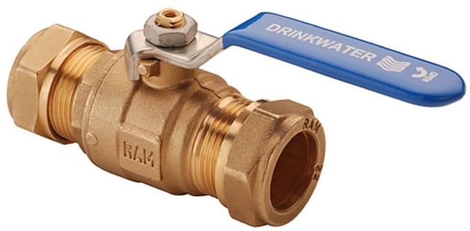 Raminex S.28 Kogelafsluiter - 28mm knel