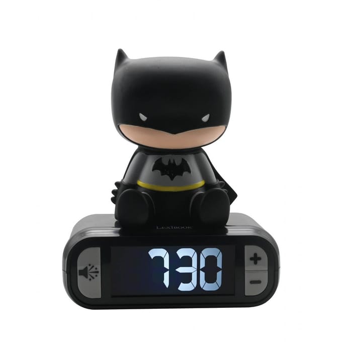 Digitale wekker met Batman 3D nachtlampje en geluidseffecten