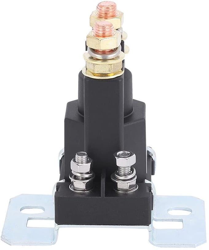 Startrelais - Accu Schakelaar - Voertuig Starten - Hoog Laadvermogen - 12V 500A - Zwart