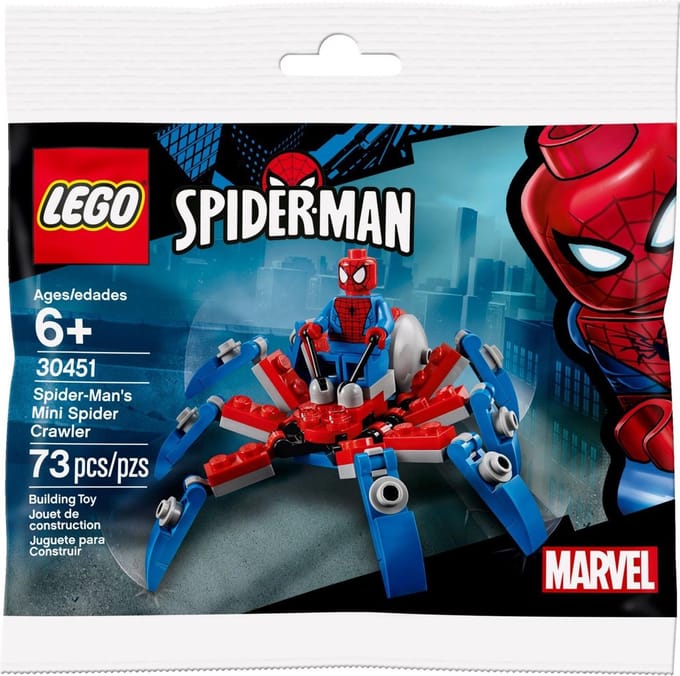 LEGO Marvel Super Heroes Spider-Man's Mini Spider Crawler 30451, Bouwpakket, 6 jaar, Kunststof, 73 stuk(s)