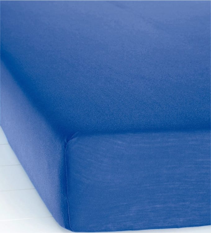 Hoeslaken - Jersey - 200x200cm - Marine