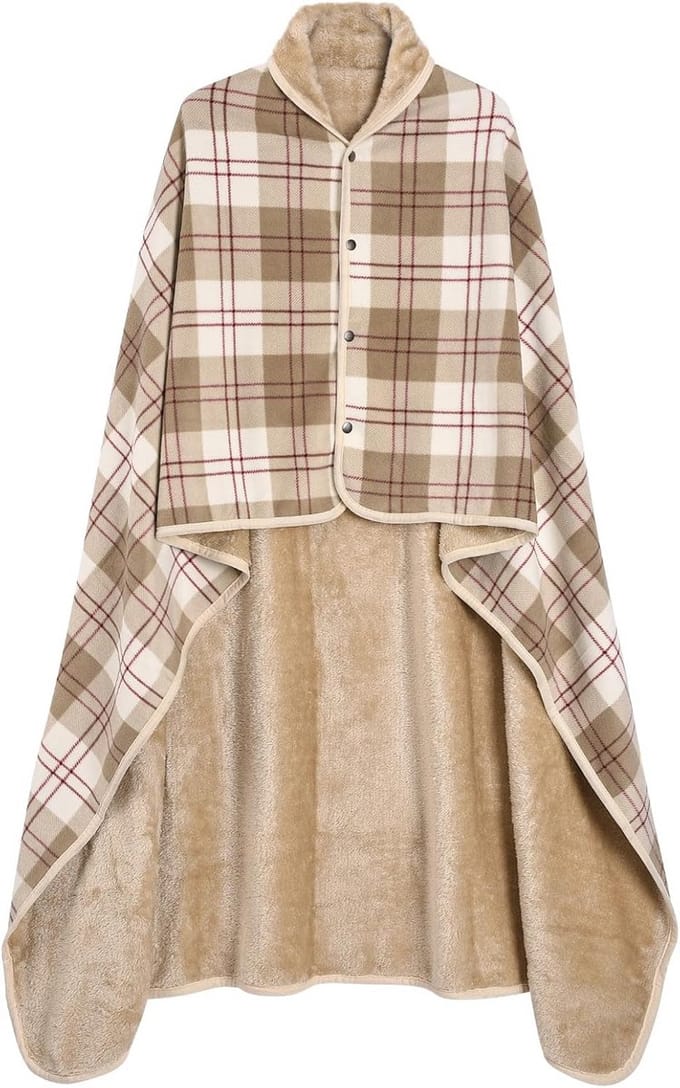 Extra Grote Warme Winter Sjaal Unisex als Deken en Poncho