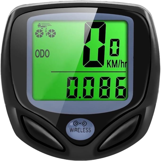 ZRSS® Kilometerteller Fiets - Fietscomputer draadloos - Snelheidsmeter Waterdicht - Zwart