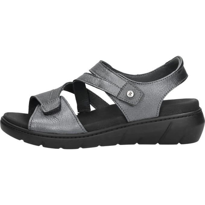 Wolky Ikaria Sandalen Plat - Donkergrijs - Maat 41