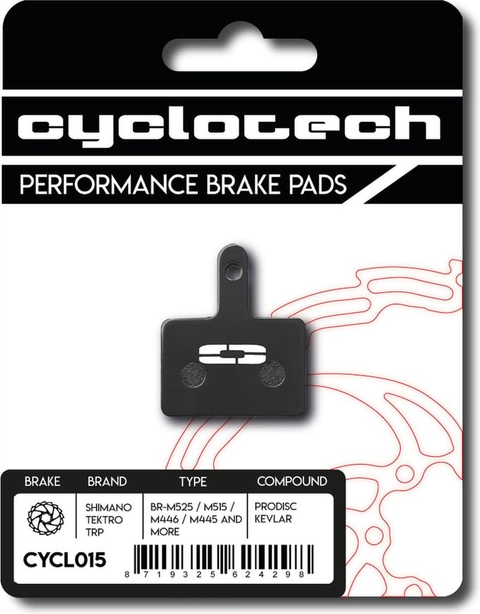 Cyclotech Components Prodisc Kevlar Remblokken - voor Tektro Auriga - duurzaam