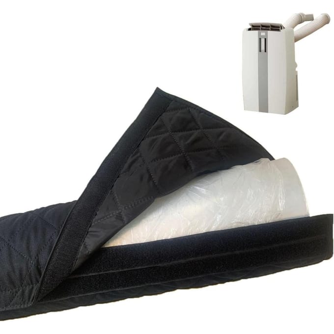 Flexibele Aluminium Luchtkanalen Geïsoleerde Aluminiumfolie Pijpwikkel voor Verwarming Koeling Ventilatie en Black