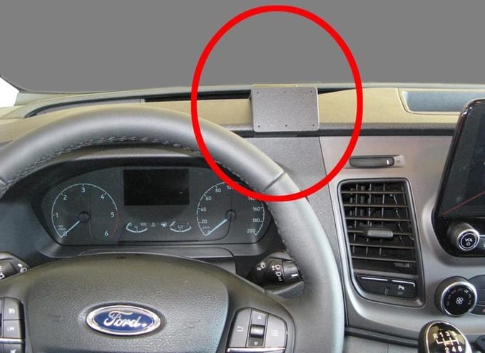 Brodit ProClip houder geschikt voor Ford Transit 2020 - Transit Custom 2018-2023 Center mount