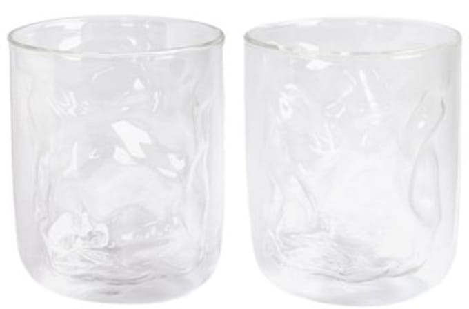 Dubbelwandige glazen Daan - Set van 2 - Theeglazen