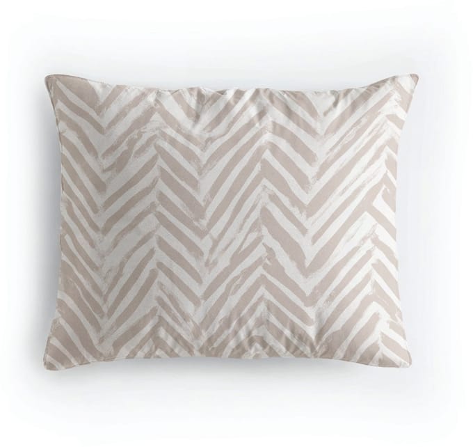 Zelesta Pure Design Katoen Kussensloop set van 2 - Ethnic Cream 80x80cm