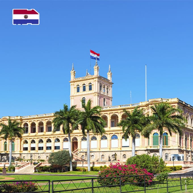 InternationalSIM Data Simkaart Paraguay - 3 GB - 15 dagen