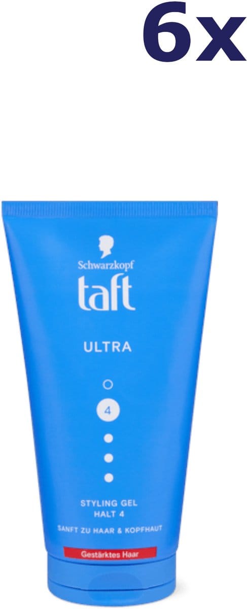 6x Taft Ultra Styling Gel 150 ml