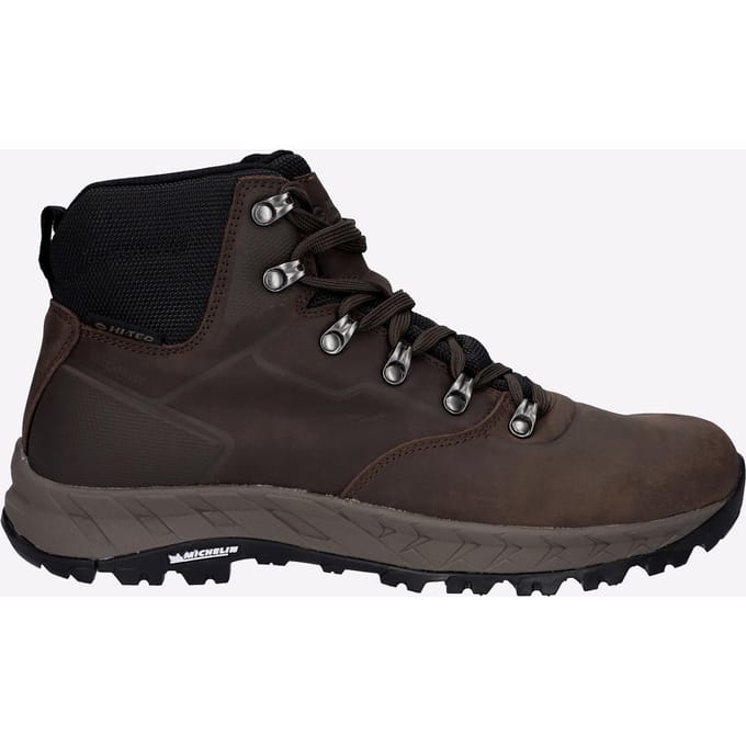 Hi-Tec Altitude VII WP Leer/Polyester Heren Chocolade Wandelschoenen