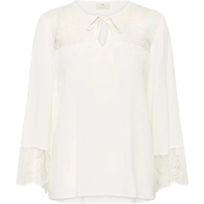 Damesblouse met lange mouwen KAFFE April Lace