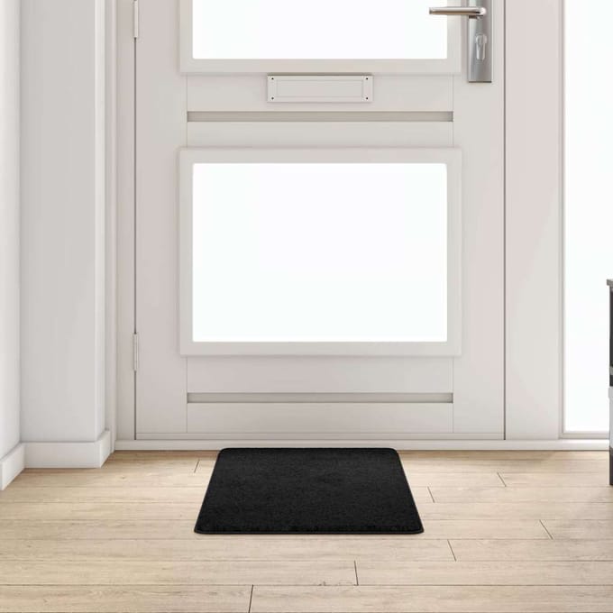 vidaXL - Tapijt - Loper - Zwart - 50 - x - 100 - cm - 100% - Polypropyleen - Tuft