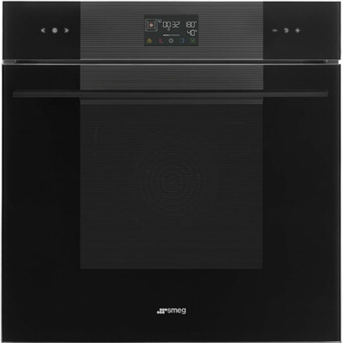 SMEG Pyro steam Galileo Oven Oven , Linea, 60 cm, Combi-stoom, Zwart, A+, Pyrolyse