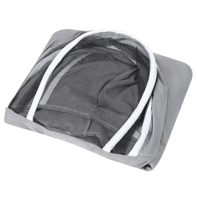 Eendelig Imkerpak Beschermkleding Smock Dubbele Ritsen Imkerbenodigdheden Grijs(XL ) XL gray