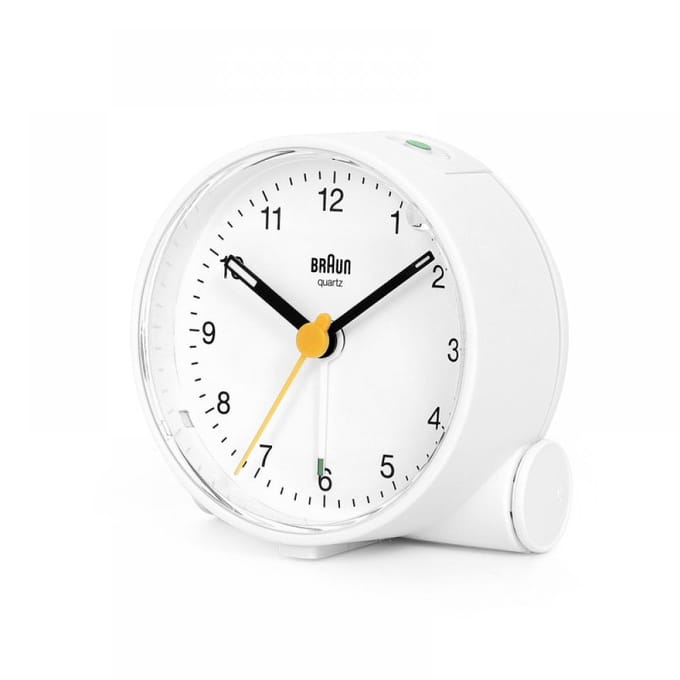 Braun BC01W - Wekker - Analoog - Wit