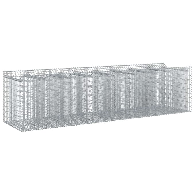 vidaXL - Gabion - verhoogd - bed - 4 - st - 400 - x - 100 - x - 100 - cm