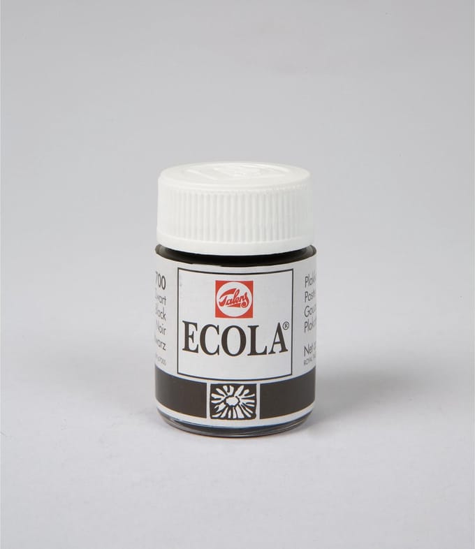 Bruynzeel - Ecola Poster Paint Bottle 16ml Black 700