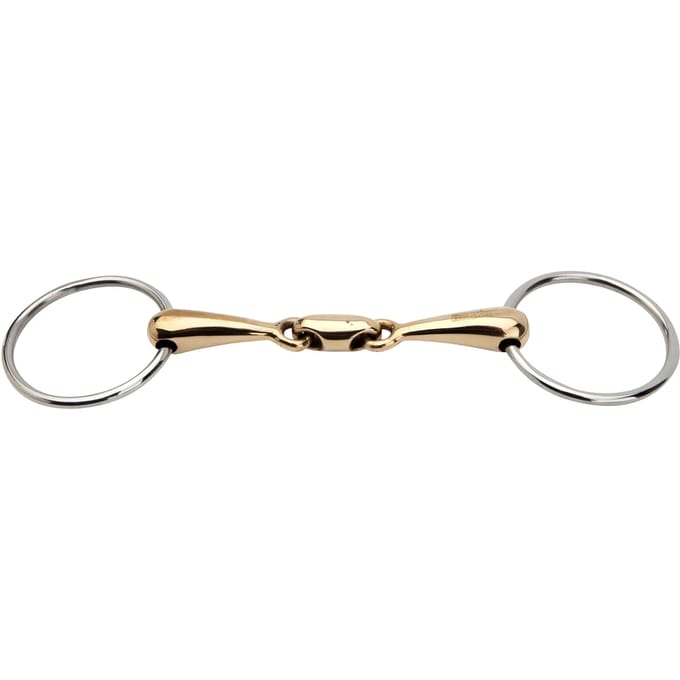 Mors 2 ringen voor dubbel gebroken paardentuig gb HORKA
