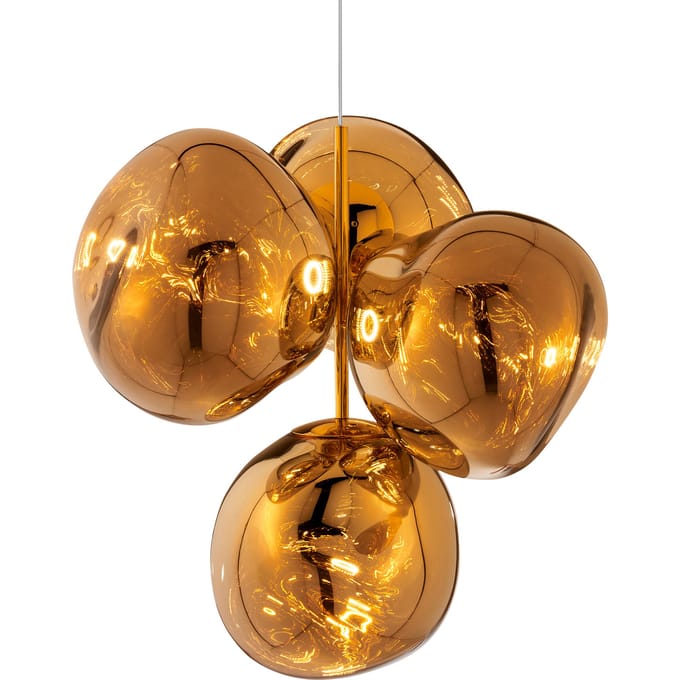 Tom Dixon Smeltkroonluchter Kleine hanglamp - goud