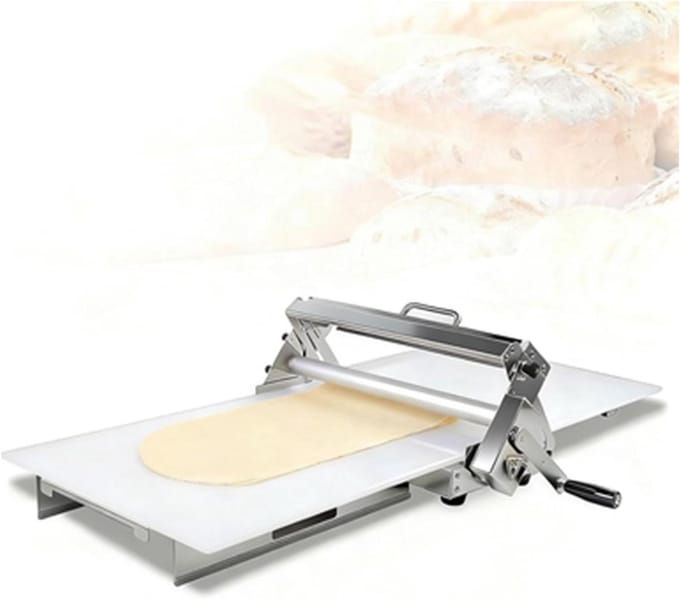 Handmatige Deegmachine - Deeg Lamineerder - Deeg Rollen - 55 Diktestanden - 83 x 48 cm - Zilver