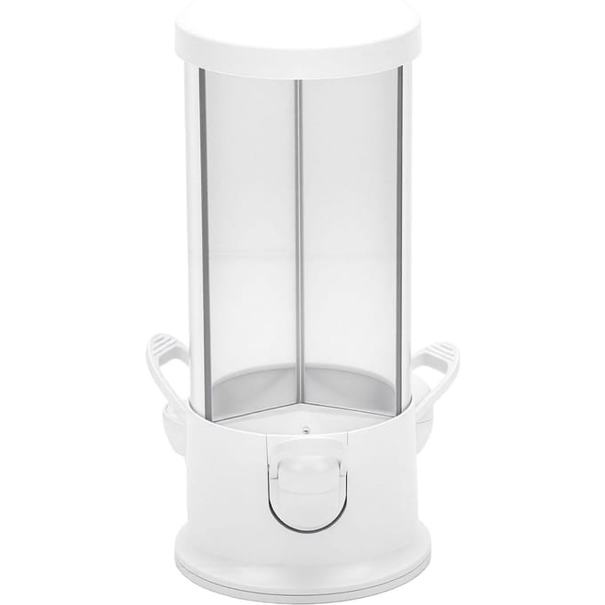 Snoep Noten Dispenser Wit Veelzijdig Grote Capaciteit Leuk 3 Vakjes Snoep Machine voor Thuisfeest white