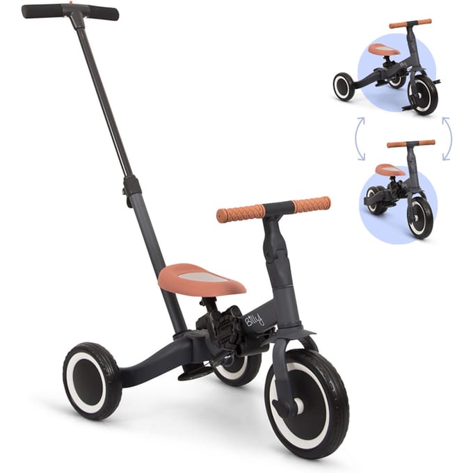 Billy Fiets 4-in-1 Driewieler met duwstang - Loopfiets - 1.5 tot 5 jaar