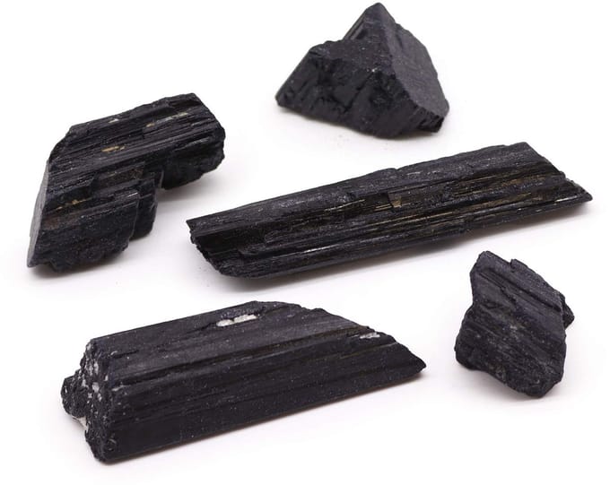 Mineral Specimens - Indian Tourmaline 1kg (approx 20-30 pieces - 5-10cm)