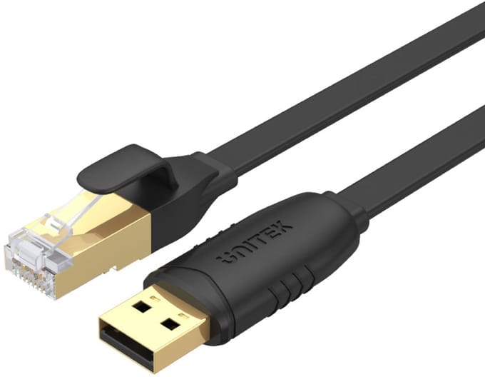 Unitek - USB / serial cable - USB to RJ-45 - 1.8 m