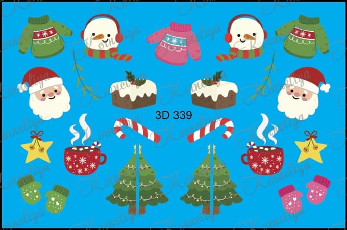Korneliya 3D Waterdecal - 3D 339